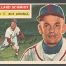 St Louis Cardinals Willard Schmidt 1956 Topps # 323  !
