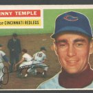 Cincinnati Redlegs Johnny Temple 1956 Topps # 212