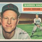 Chicago Cubs Warren Hacker 1956 Topps # 282  !