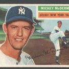 New York Yankees Mickey McDermott 1956 Topps # 340