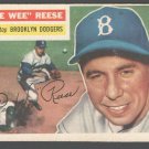 Brooklyn Dodgers Pee Wee Reese 1956 Topps #260