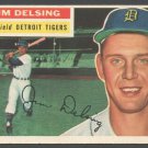 Detroit Tigers Jim Delsing 1956 Topps # 338 ex mt  !