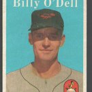 Baltimore Orioles Billy O' Dell 1958 Topps # 84