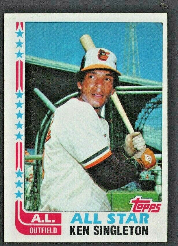 Baltimore Orioles Ken Singleton All Star 1982 Topps Baseball Card #552 nr mt   !