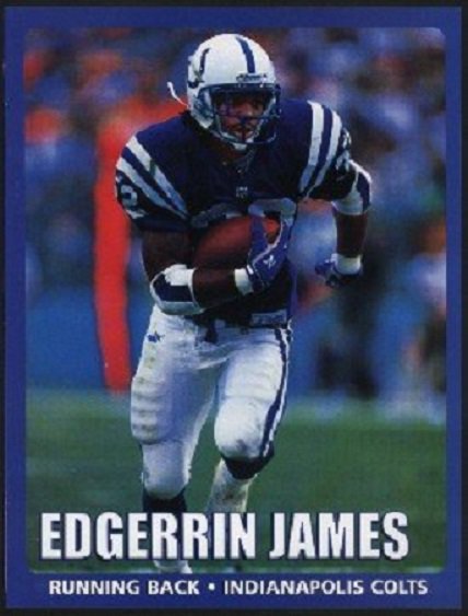 Indianapolis Colts Edgerrin James 2000 Pinup Photo