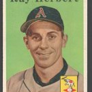 Kansas City Athletics Ray Herbert 1958 Topps # 379