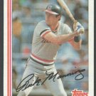 Cleveland Indians Rick Manning 1982 Topps Baseball Card 202 nr mt