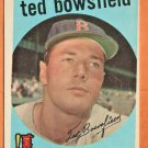 Boston Red Sox Ted Bowsfield 1959 Topps Baseball Card # 236