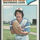 Atlanta Braves Maximino Leon 1977 Topps Baseball Card #213 ex/nm