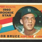 1960 Topps # 118 Detroit Tigers Bob Bruce Sport Magazine Rookie Star