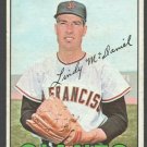 San Francisco Giants Lindy McDaniel 1967 Topps Baseball Card #46 vg