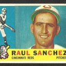 1960 Topps Baseball Card # 311 Cincinnati Reds Raul Sanchez