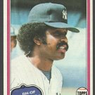 New York Yankees Oscar Gamble 1981 Topps Baseball Card #139 nr mt  !