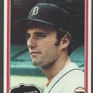 Detroit Tigers Dave Tobik 1981 Topps Baseball Card 102 ex mt