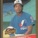 Montreal Expos Hubie Brooks 1986 Donruss Highlights # 15 Player Of The Month nm !