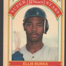 Boston Red Sox Ellis Burks 1989 Nissen Baseball Card #3 nm  !