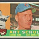 1960 Topps Baseball Card # 93 Chicago Cubs Art Schult