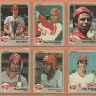 1983 1984 Fleer Cincinnati Reds Team Lot 32 diff Dave Concepcion Ron Oester Dan Driessen