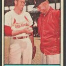 1961 Topps Baseball Card # 75 St Louis Cardinals Lindy Shows Larry Lindy McDaniel Larry Jackson !