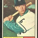 1961 Topps Baseball Card # 13 Detroit Tigers Chuck Cottier   !