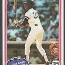 New York Yankees Willie Randolph 1981 Topps Baseball Card 60 nr mt  !