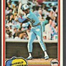 Milwaukee Brewers Sixto Lezcano 1981 Topps Baseball Card 25 nr mt  !