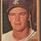 Kansas City Athletics Deron Johnson 1962 Topps Baseball Card 82
