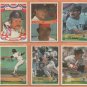 1984 Donruss Boston Red Sox Team Lot 25 Carl Yastrzemski Wade Boggs Dennis Eckersley Jim Rice !