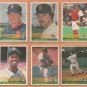 1984 Donruss Boston Red Sox Team Lot 25 Carl Yastrzemski Wade Boggs Dennis Eckersley Jim Rice !
