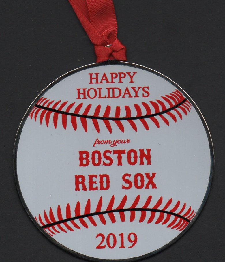 2019 Boston Red Sox Team Issued Limited Edition Christmas Ornament !