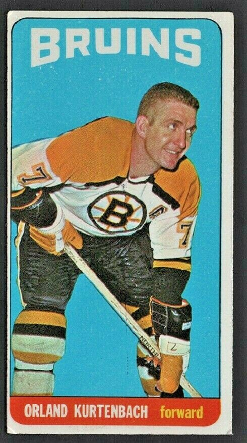 Boston Bruins Orland Kurtenbach 1964 Topps #18 ex  !