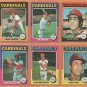 1975 1976 1977 1978 Topps St Louis Cardinals Team Lot 40 diff Bob Gibson John Denny Mike Tyson !