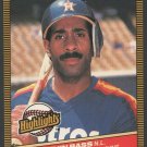 Houston Astros Kevin Bass 1986 Donruss Highlights #21 Player of the Month nr mt  !