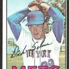 New York Mets Dick Selma 1967 Topps Baseball Card 386
