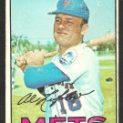 New York Mets Al Luplow 1967 Topps Baseball Card #433 good  !