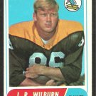 1968 Topps Pittsburgh Steelers Marv Woodson RC Rookie Card #137 J.R. Wilburn #59