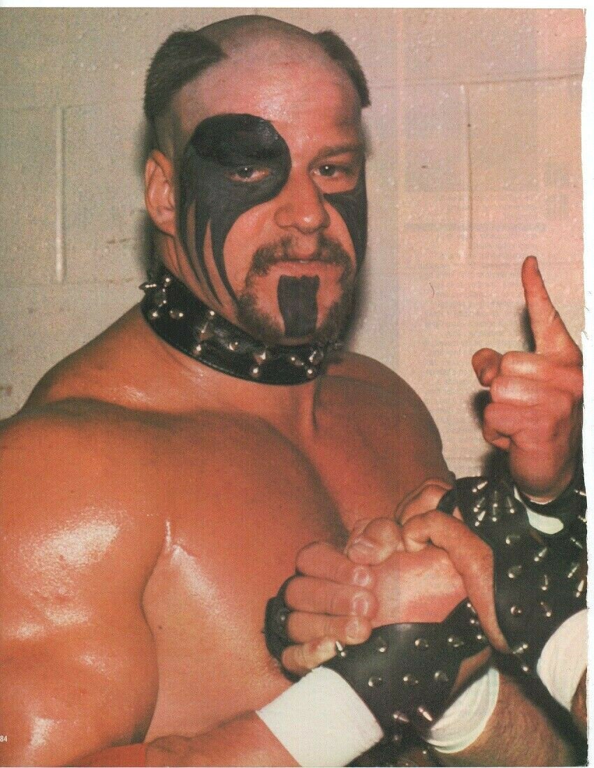 The Road Warriors World Championship Wrestling 2 original 1986 Pinup Photos