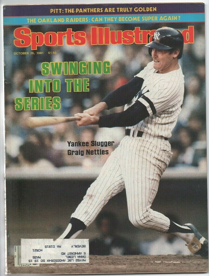 1981 Sports Illustrated New York Yankees Los Angeles Rams Oakland Raiders Los Angeles Dodgers Marino