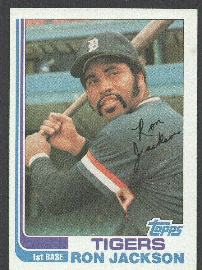 Detroit Tigers Ron Jackson 1982 Topps Baseball Card #488 nr mt  !