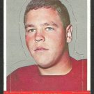 St Louis Cardinals Jim Hart 1968 Topps Stand Up Insert Football Card 8