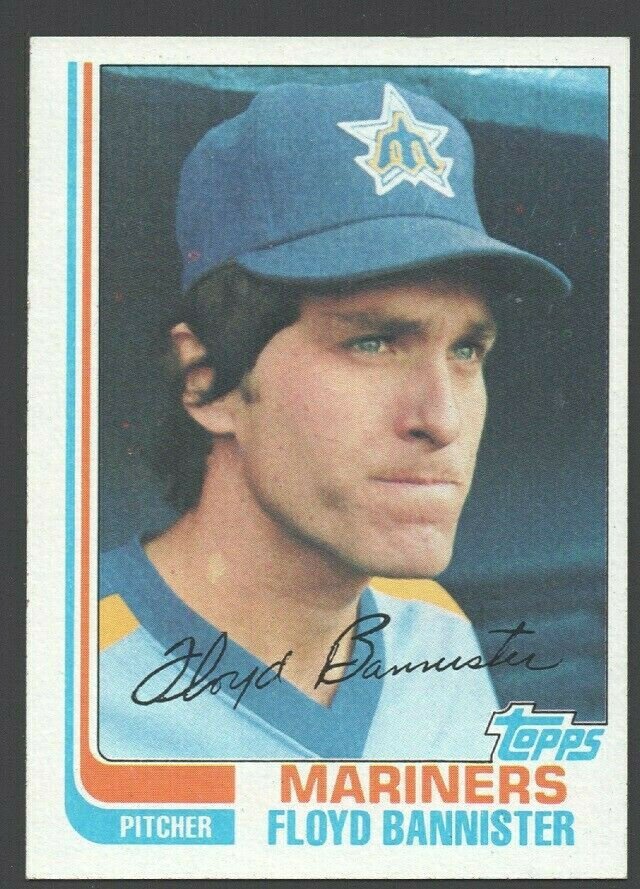 Seattle Mariners Floyd Bannister 1982 Topps Baseball Card #468 nr mt  !