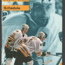 Boston Bruins 1989 Pocket Schedule Ray Bourque Cam Neely TV38 Budweiser