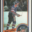 Edmonton Oilers Paul Coffey 1984 Topps Hockey Card #50 nr mt   !