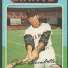 San Francisco Giants John Boccabella 1975 Topps Baseball Card #553 vg  !