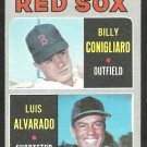 Boston Red Sox Rookie Stars Billy Conigliaro Luis Alvarado 1970 Topps Baseball Card # 317 nr mt