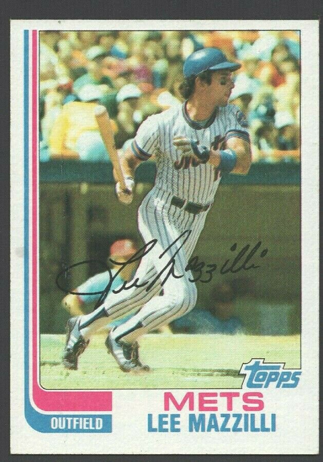 New York Mets Lee Mazzilli 1982 Topps Baseball Card #465 nr mt