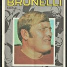 Denver Broncos Sam Brunelli 1971 Topps Pinup Insert #14  !