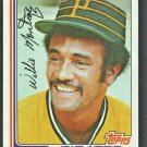 Pittsburgh Pirates Willie Montanez 1982 Topps Baseball Card #458 nr mt