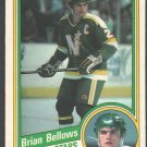 Minnesota North Stars Brian Bellows 1984 OPC O Pee Chee Hockey Card 95 nr mt