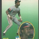 Cleveland Indians Julio Franco 1989 Fleer All Star Team Insert 5 ex/nm